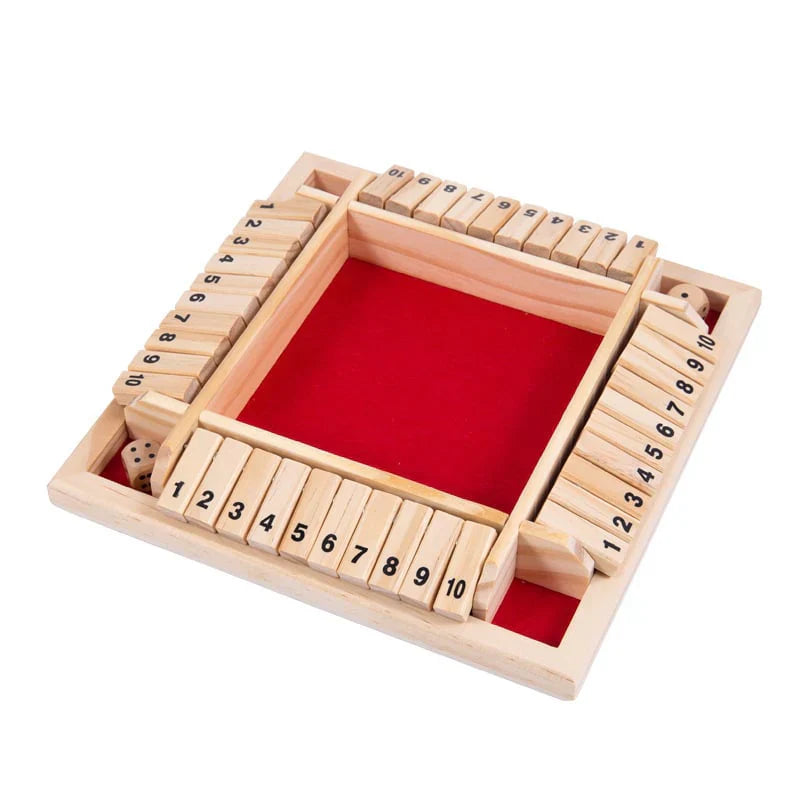 ✨ Stolová Hra Shut the Box – Rodinná Zábava A Matematický Trening! 🧩