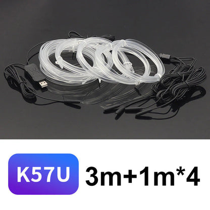 LED pásik na vytvorenie atmosféry v aute