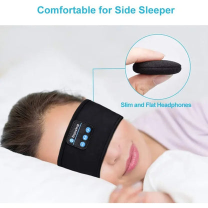 😴Slúchadlá Bluetooth 5.0 s hlavovým mostom na spanie – hudba, pohodlie a hlboký spánok?