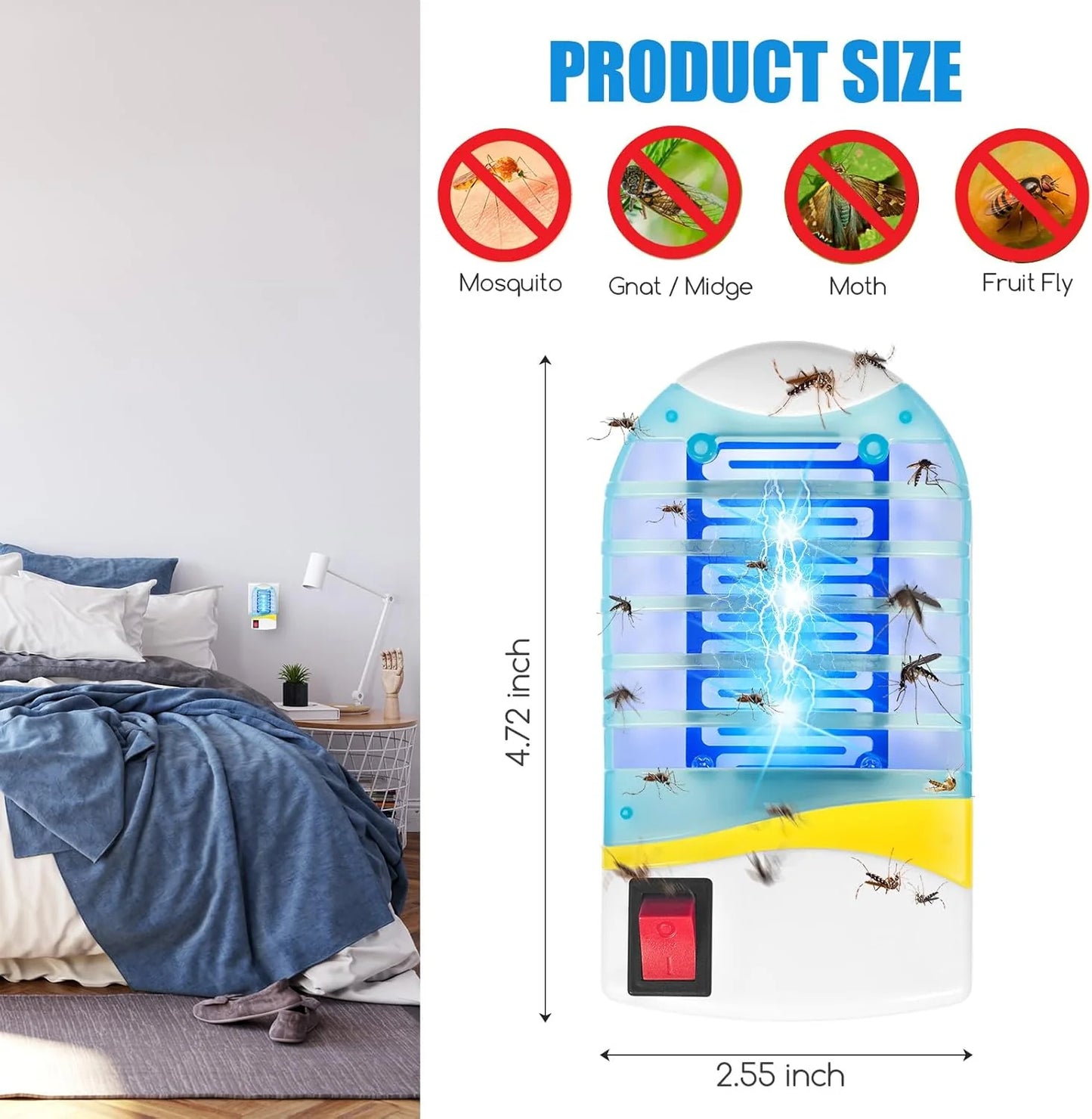 🦟 Vnútorná zásuvková pasca na komáre⚡