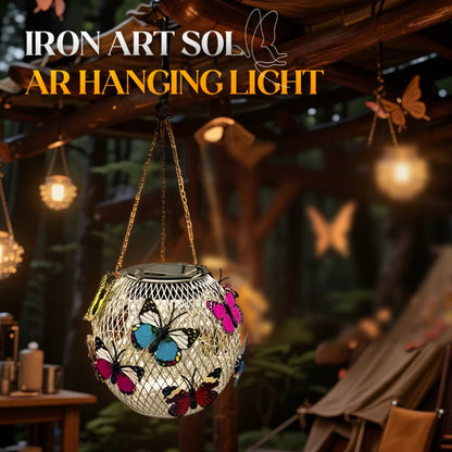 🌞 Solárna závesná lampa Art Of Iron – atmosféra bez elektriny! ✨