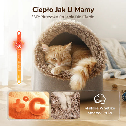 🐱🐶 Zimové legowisko pre domáce zvieratá – przytulné, teplé a ideálne pre psy, mačky a králiky! 🌟