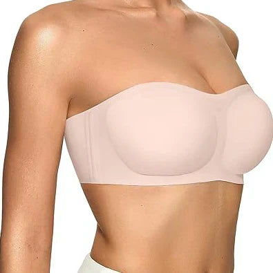 💞Dámske podprsenky bez ramienok, push-up bandeau podprsenky, nešmýkavé bezkosticové podprsenky s výstužou, bezšvové pohodlné podprsenky typu „tube“ a „jelly“