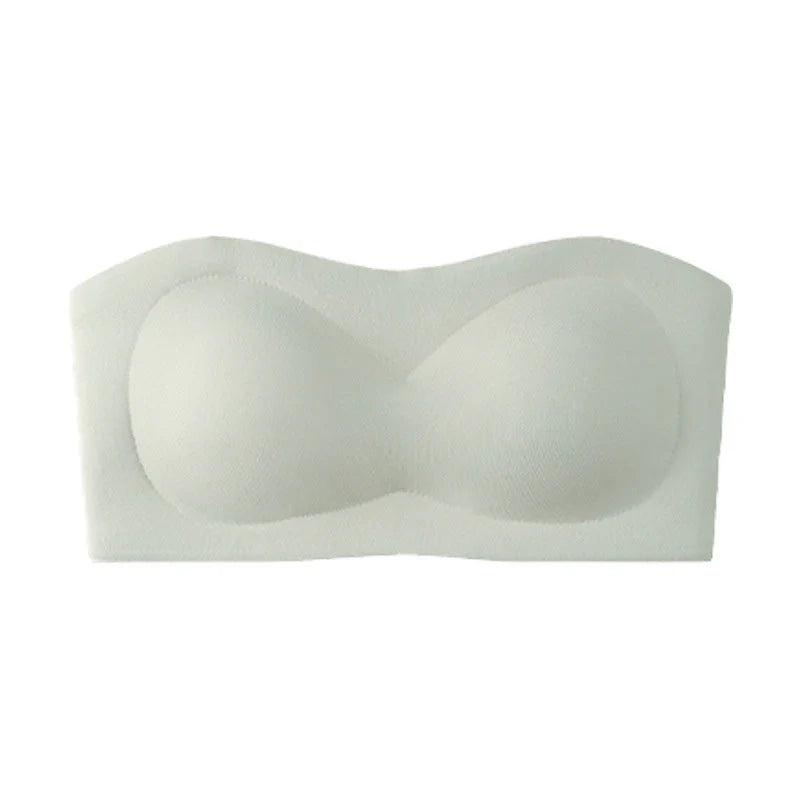 💞Dámske podprsenky bez ramienok, push-up bandeau podprsenky, nešmýkavé bezkosticové podprsenky s výstužou, bezšvové pohodlné podprsenky typu „tube“ a „jelly“