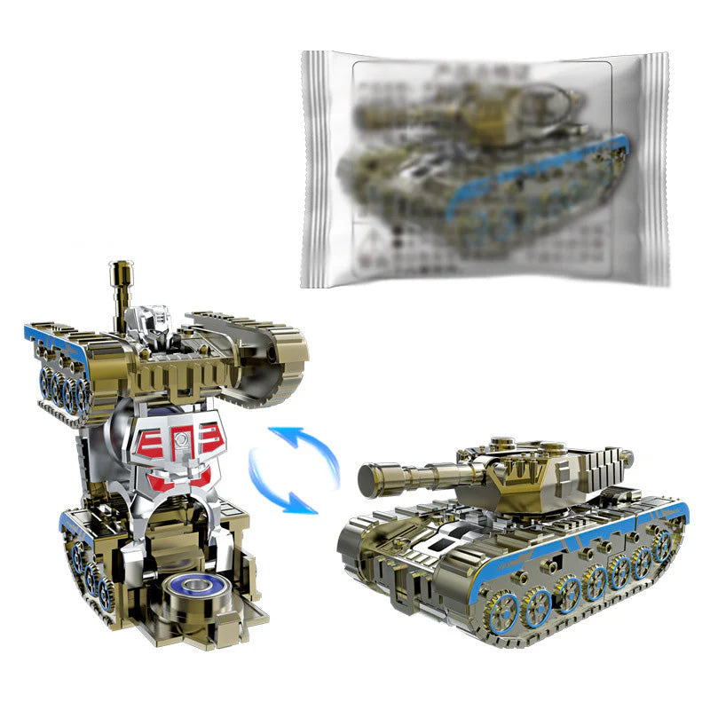 🤖 Transformovateľný prstový spinner – 2 hry v 1, zmierni stres a rozbav sa!