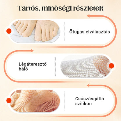 🧦✨ Unisex neviditeľné korekčné ponožky s 5 prstami – maximálne pohodlie!