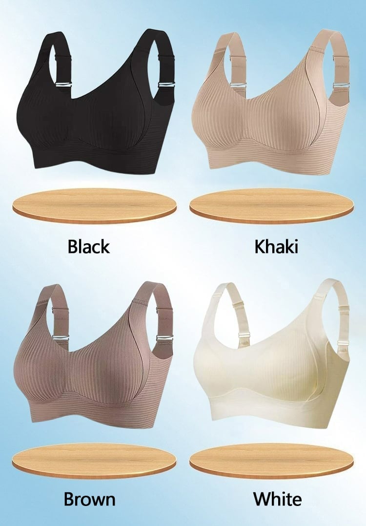 🔥👙Spevnite ovisnuté prsia bez kostíc – bezšvová push-up podprsenka. Na dobierku!
