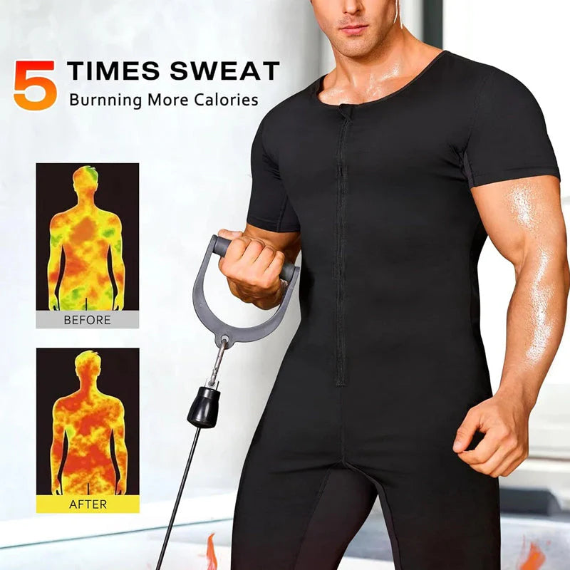 🏋️‍♂️ Celotelový kompresný saunový overal – maximálny výkon a rýchle výsledky!