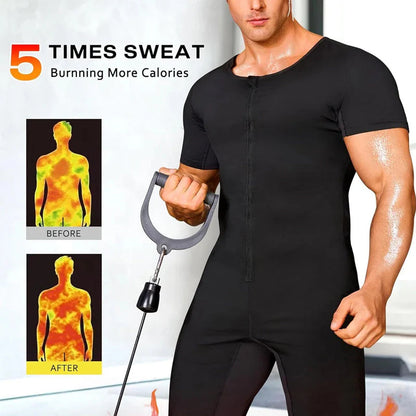🏋️‍♂️ Celotelový kompresný saunový overal – maximálny výkon a rýchle výsledky!