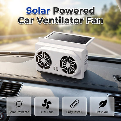 Solárny ventilátor do auta, ktorý ochladí vaše auto