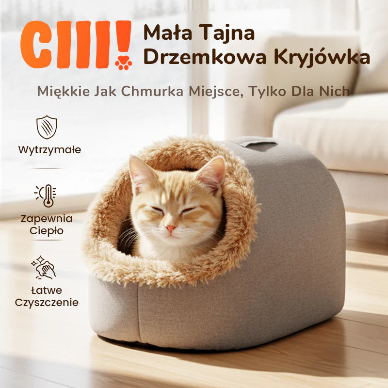 🐱🐶 Zimové legowisko pre domáce zvieratá – przytulné, teplé a ideálne pre psy, mačky a králiky! 🌟