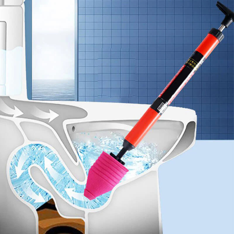 🚽 Vysokotlakový piest na upchatý záchod – Rýchle uvoľnenie bez chémie! ✨