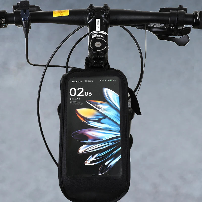 🔥 Novinka 2026 –Vodoodolná cyklistická taška – veľký objem, okienko z TPU a ideálna pre mobilný telefón