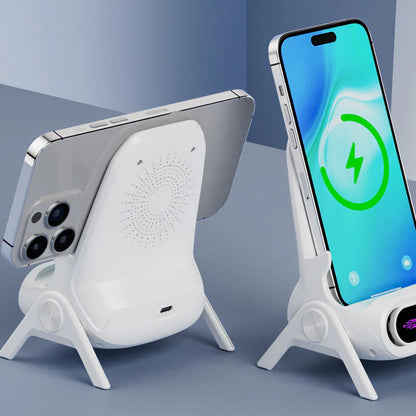 ⚡ Univerzálne stojalo za telefon s rýchlym polnjením a hladením – nastaviteľné a kompaktné! 📱