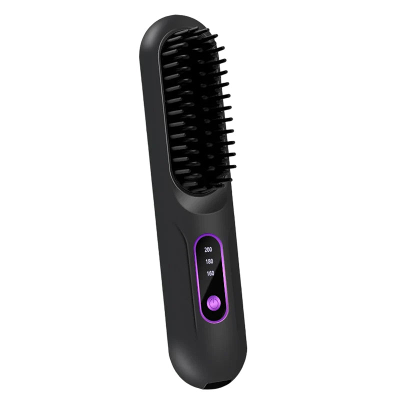 💇 Prenosný bezdrôtový hrebeň na vyrovnávanie vlasov – hladké vlasy za pár sekúnd! ✨