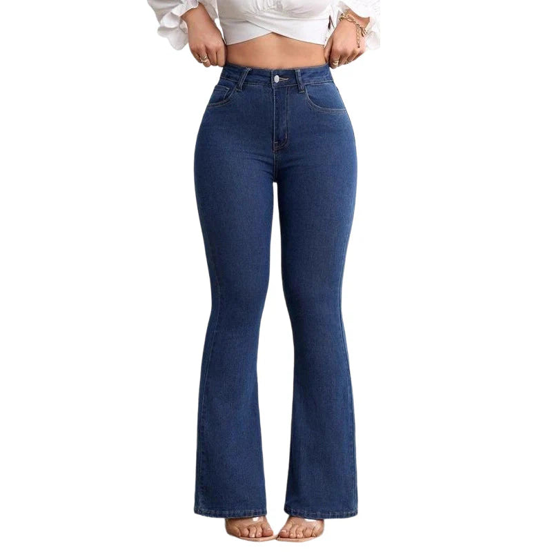 👖 Dámske džínsy s vysokým pásom a širokými nohavicami – pohodlie a štýl na každý deň! ✨