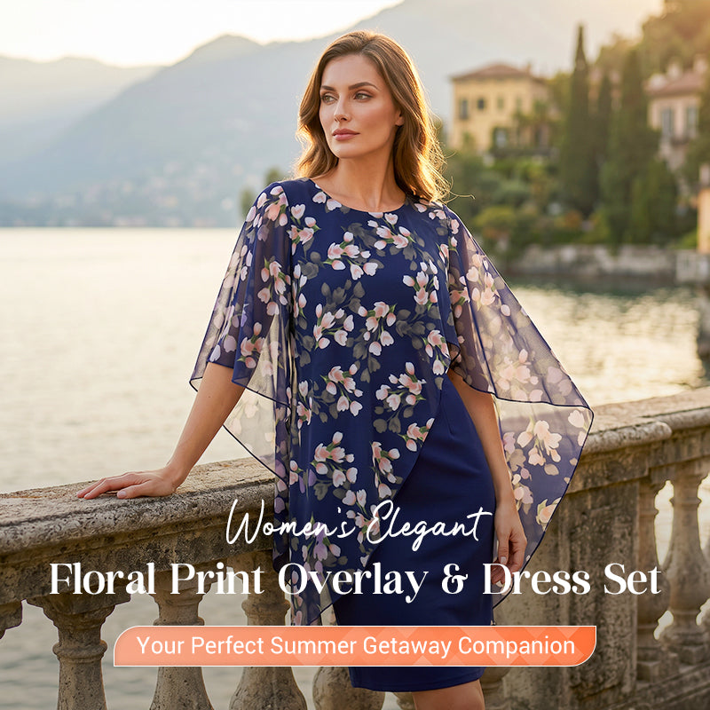 👗 TERAZ ZĽAVA 50%!🌸 Elegantná kvetinová dvojdielna súprava – blúzka a šaty – šik boho letný outfit ✨