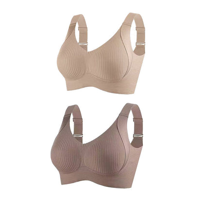🔥👙Spevnite ovisnuté prsia bez kostíc – bezšvová push-up podprsenka. Na dobierku!