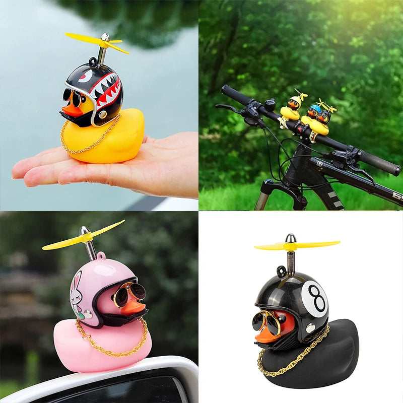 Dekorácia auta malá žltá kačička