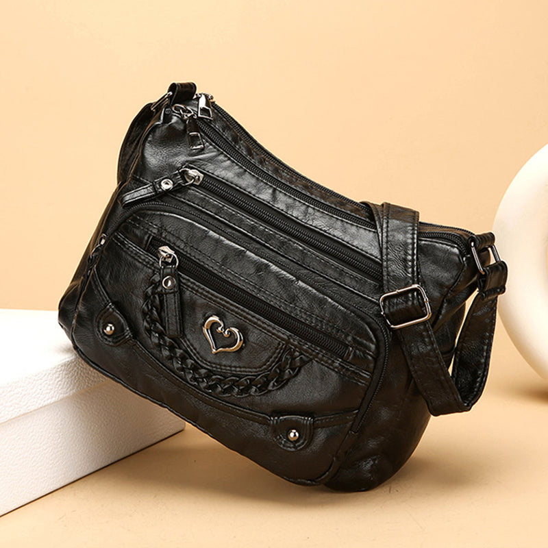👜✨ Dámska crossbody taška s viacerými vreckami – štýl a poriadok v jednom!