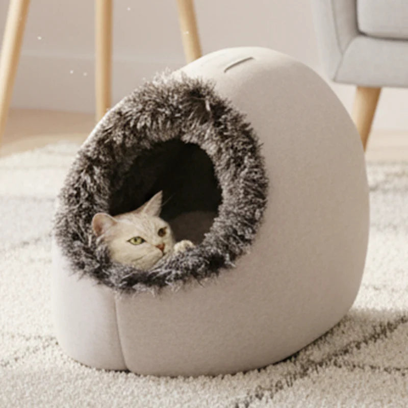 🐱🐶 Zimové legowisko pre domáce zvieratá – przytulné, teplé a ideálne pre psy, mačky a králiky! 🌟
