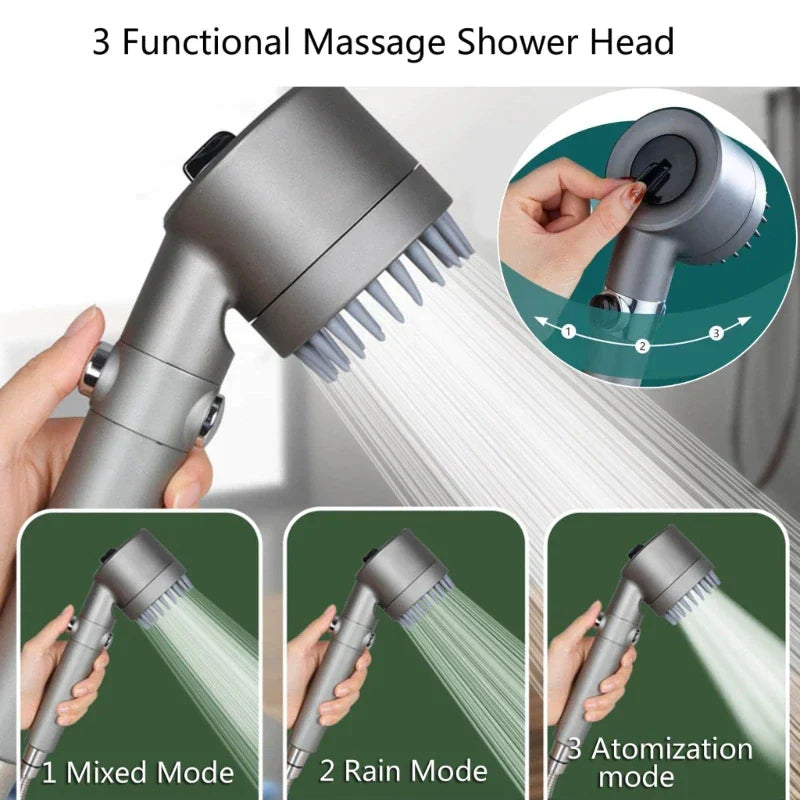 【🚿Pohodlný kúpeľ】Multifunkčná vysokotlaková sprchová hlavica