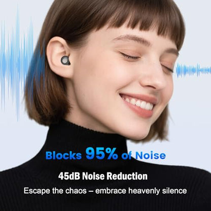 🔇Koniec s rušným hlukom – pokoj na prvom mieste!Ušné zátky na spanie – ušné zátky s potlačením hluku 45 dB na koncerty