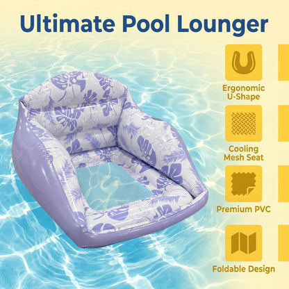 🏊💺Nafukovacia matrac v tvare písmena U – relax vo veľkom štýle, ideálna pre dospelých aj deti, ľahko skladovateľná ⚡