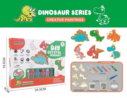 Komplet za umetnost in obrt DIY s kristalnimi barvami