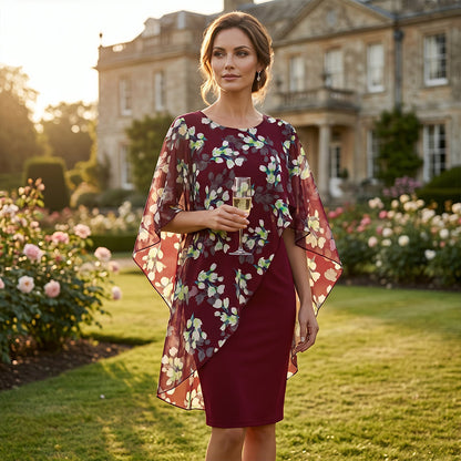 👗 TERAZ ZĽAVA 50%!🌸 Elegantná kvetinová dvojdielna súprava – blúzka a šaty – šik boho letný outfit ✨