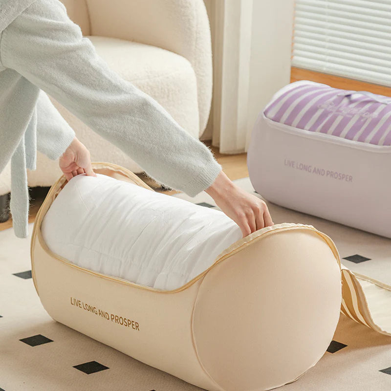 😍 Kompresná taška na deky so zipsom – viac miesta v skrini bez poškodenia nadýchanosti! 🛏️