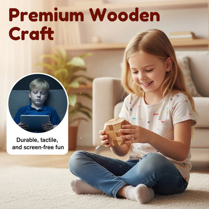 🧩Drevené logické puzzle Luban Lock – Odolné, vzdělávacie a zábavné pre všetky veky! 🪵