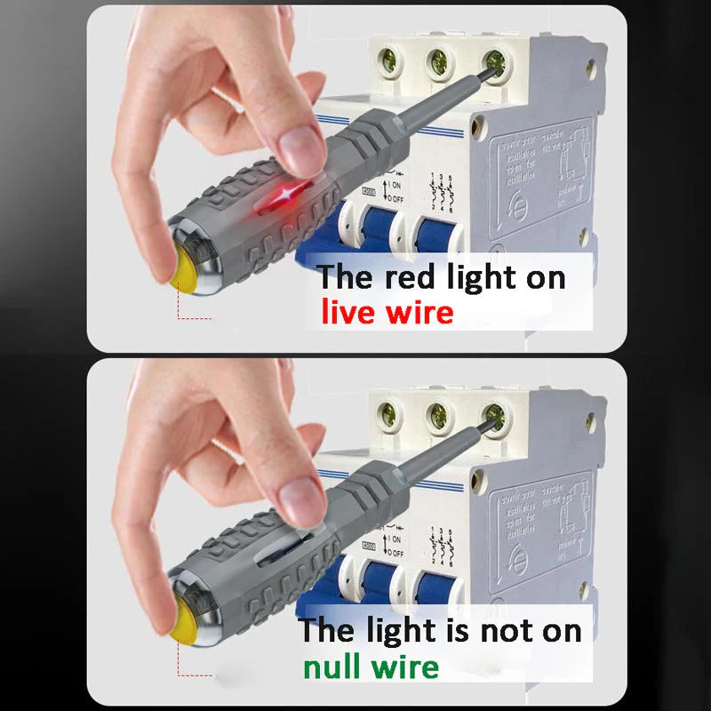 🔧 2-v-1 Detektor Elektriny – Bezpečnosť + Praktičnosť Pre Každý Dom! ⚡