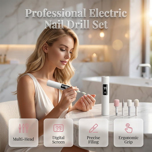 💖 Profesionálna elektrická vŕtačka na nechty – dokonalá manikúra doma!