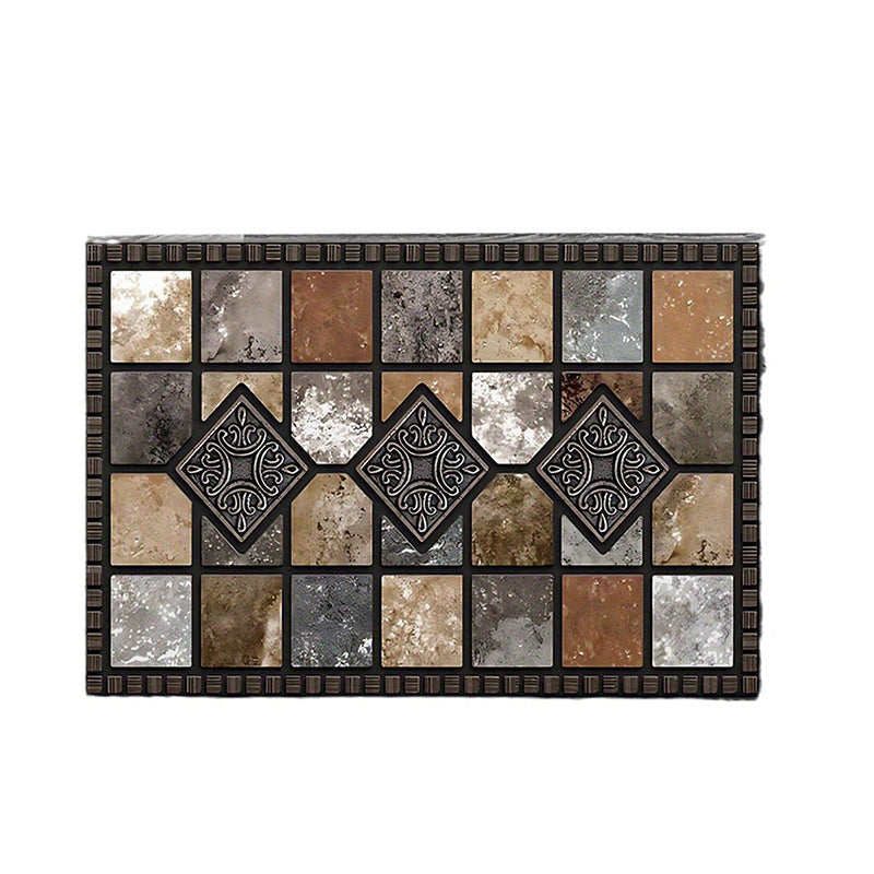🚪✨ Kockovaná rohožka Crystal Velvet – štýl a ochrana podlahy