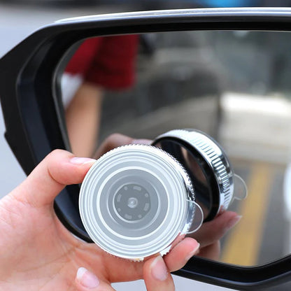 【🚗 360° otočný displej rozširuje vaše zorné pole】Spätné zrkadlo do auta s prísavkou