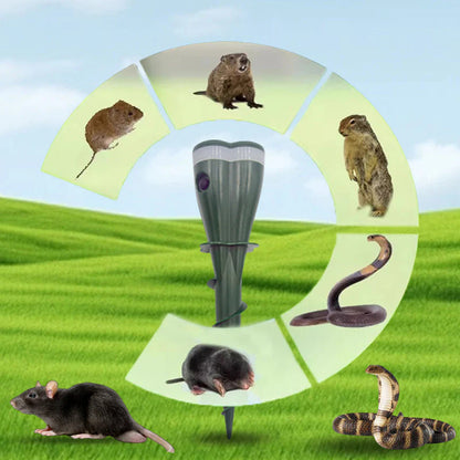 🐭🐁Solárny vodotesný plašič zvierat
