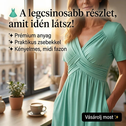 👗 Dlhé šaty s výstrihom do V – štýl a pohodlie! ✨