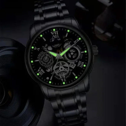⌚ Pánske Automatické Hodinky – Vodotesnosť + Elegancia! 💼