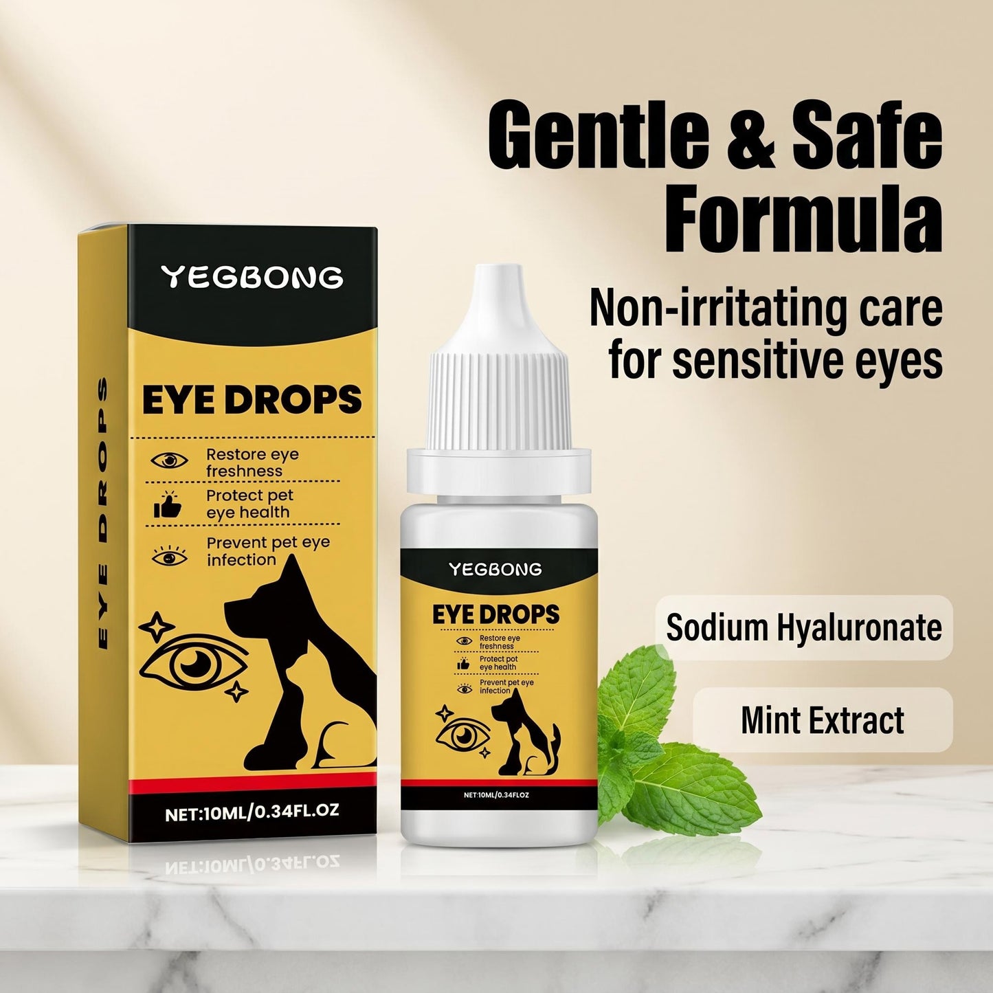 🐶🐱YEGBONG Pet Tear Stain and Discharge Care Drops
