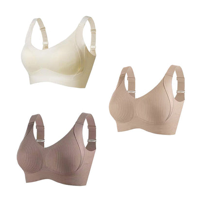 🔥👙Spevnite ovisnuté prsia bez kostíc – bezšvová push-up podprsenka. Na dobierku!