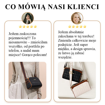 🌟Dámska trojvrstvová kabelka cez rameno s diamantovým vzorom✨