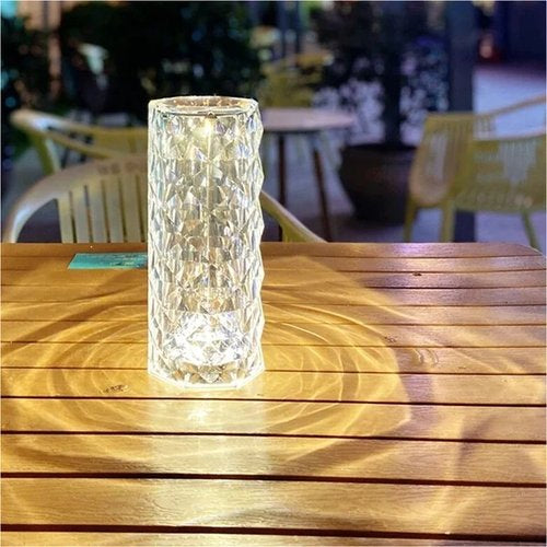 Dotyková lampa Rose Crystal