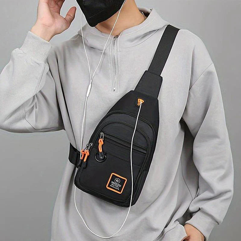 🎒🎒Pánska nepremokavá nylonová crossbody taška