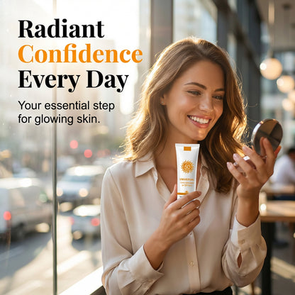 🌟✨ Tónovací podklad SPF 50+ – žiarivá pleť s ochranou!