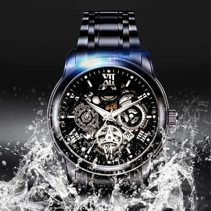 ⌚ Pánske Automatické Hodinky – Vodotesnosť + Elegancia! 💼