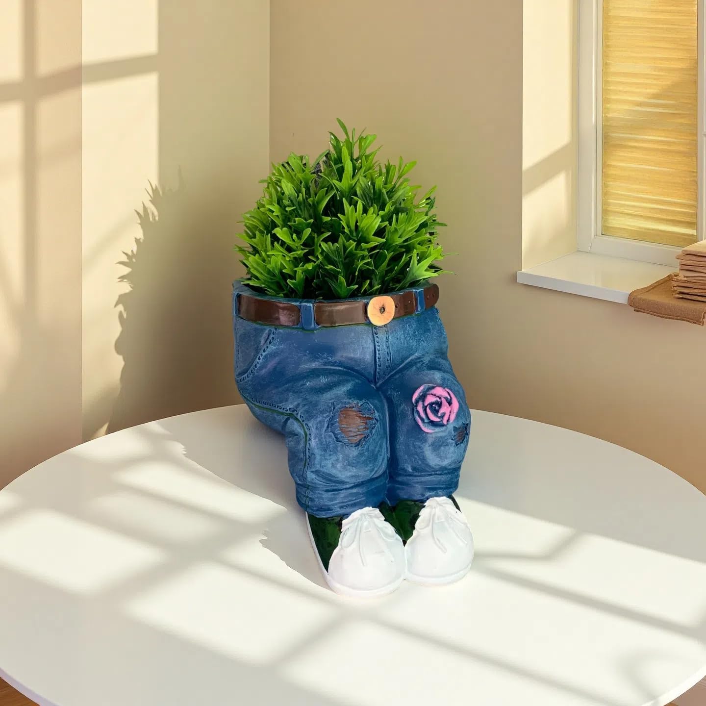 🌷Kreatívne 3D kvetináč v tvare džínsov