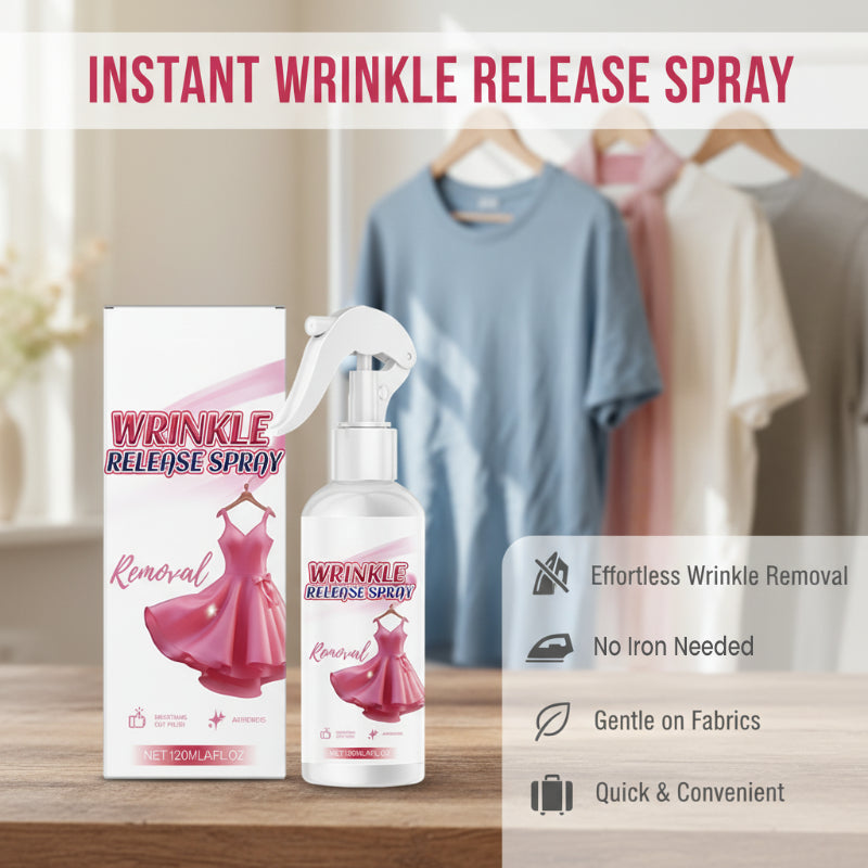 👕✨ Sprej proti vráskam a statickej elektrine – vyhladené oblečenie ihneď