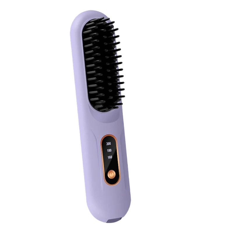 💇 Prenosný bezdrôtový hrebeň na vyrovnávanie vlasov – hladké vlasy za pár sekúnd! ✨