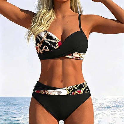 👙 50 % ZĽAVA NA OBMEDZENÚ DOBU! ✨ Dvojdielne dámske bikiny s push-up efektom